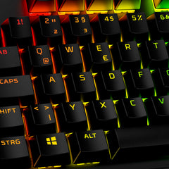 HyperX Full Key Set Tastenkappen – PBT (Schwarz) - 05