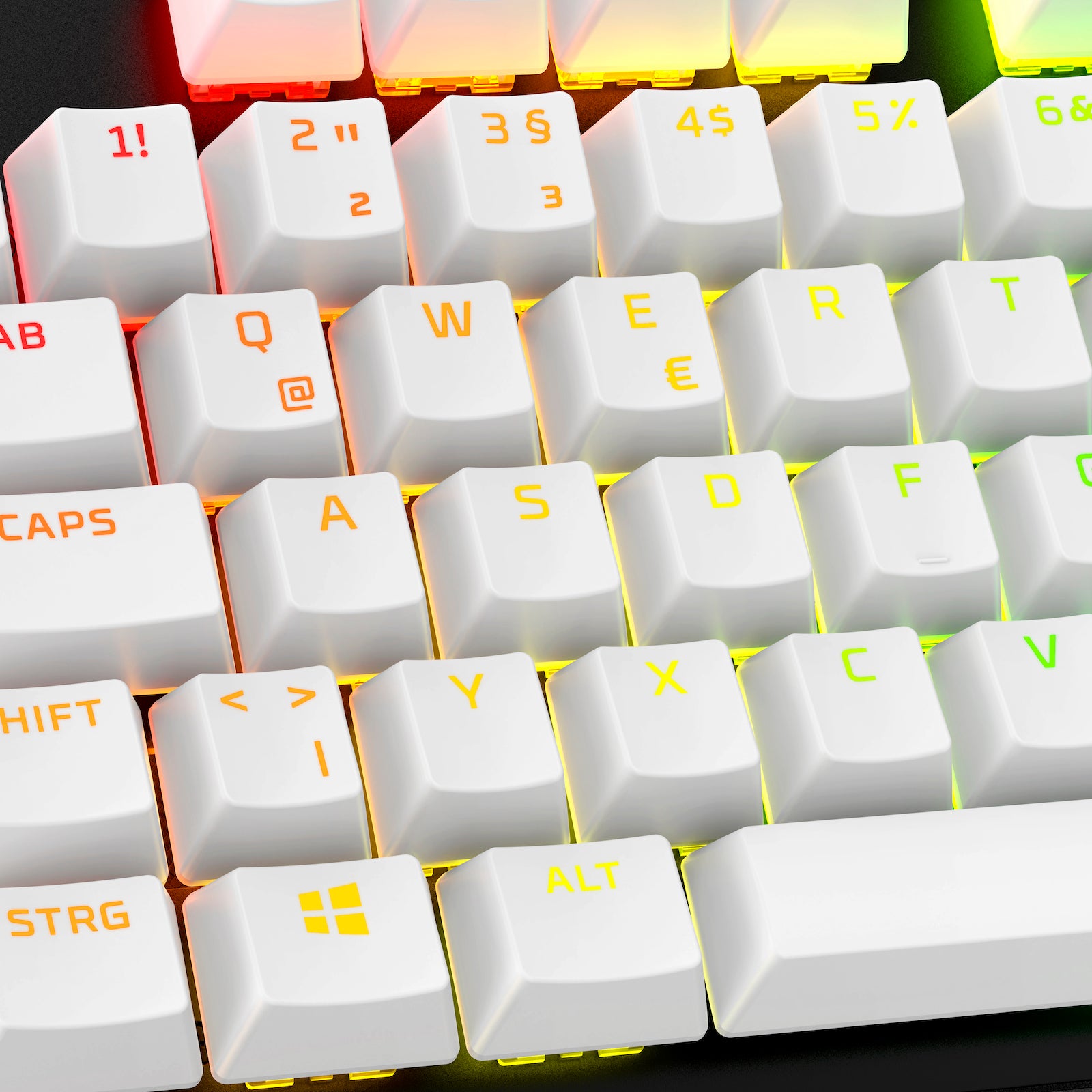 HyperX Full Key Set Tastenkappen – PBT (Weiß) - 05