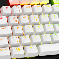 HyperX Full Key Set Tastenkappen – PBT (Weiß) - 05