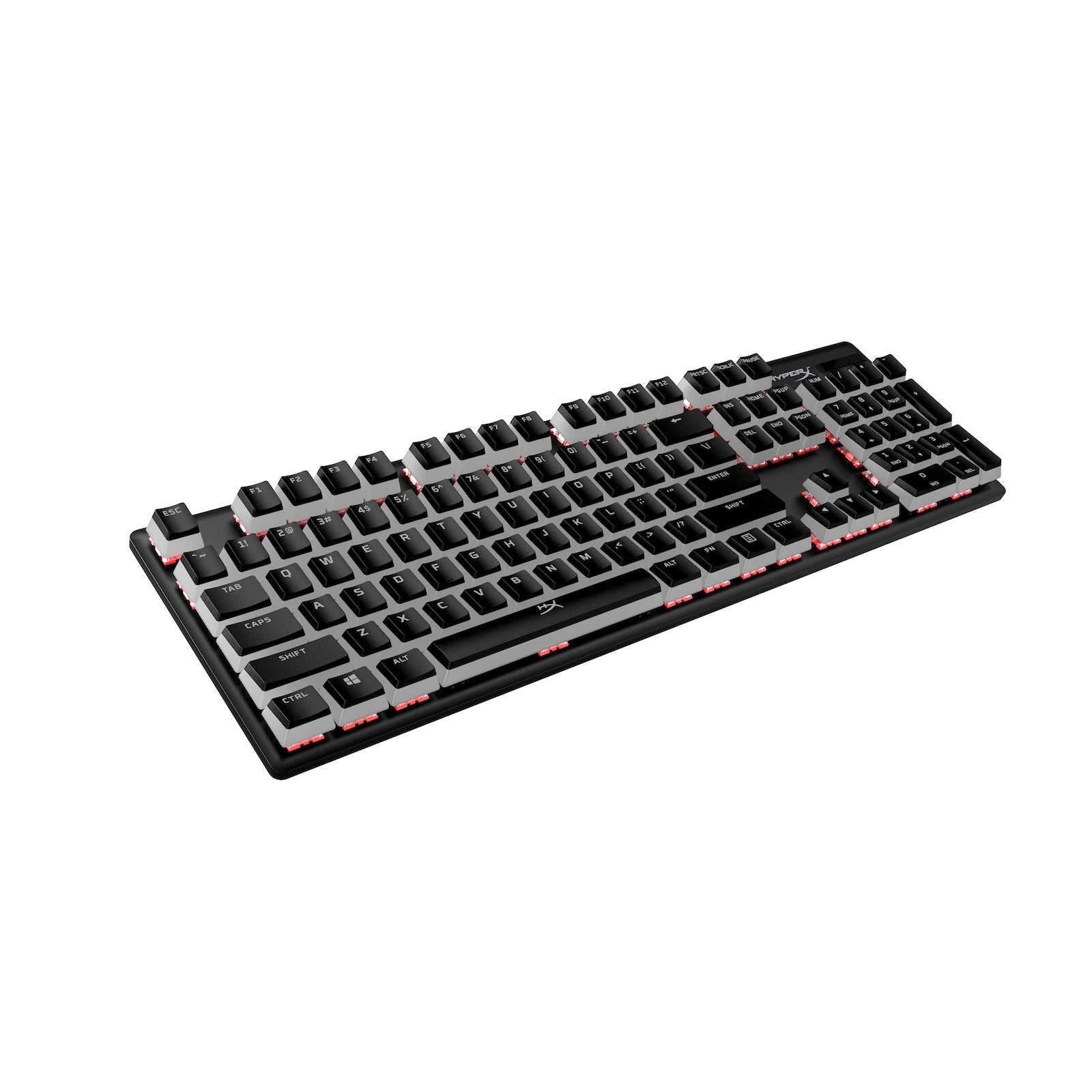 HyperX Pudding Keycaps – voller Tastensatz – PBT – schwarz (US-Layout) - 03