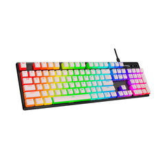 HyperX Pudding Keycaps – voller Tastensatz – PBT – weiß (US-Layout) - 01
