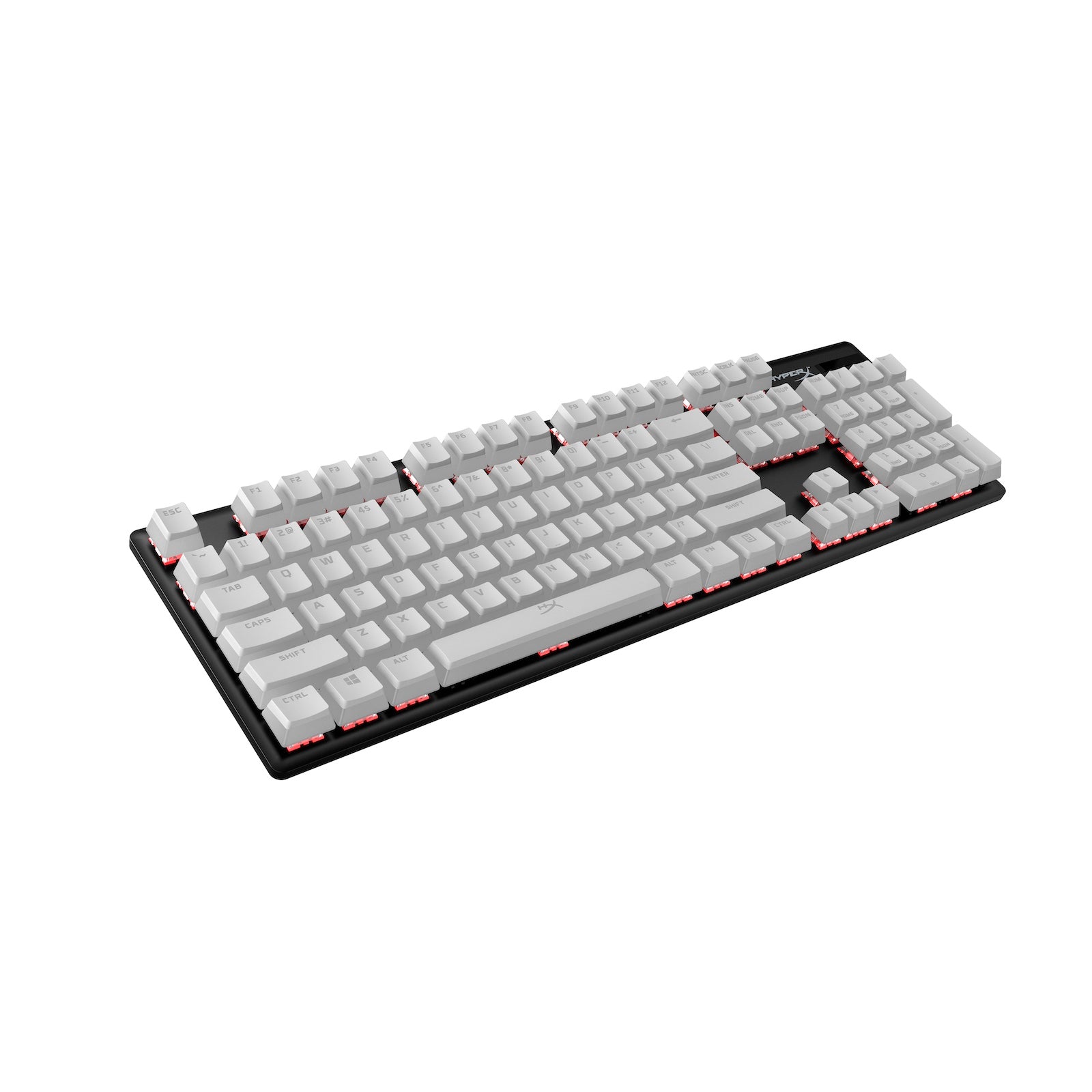 HyperX Pudding Keycaps – voller Tastensatz – PBT – weiß (US-Layout) - 03
