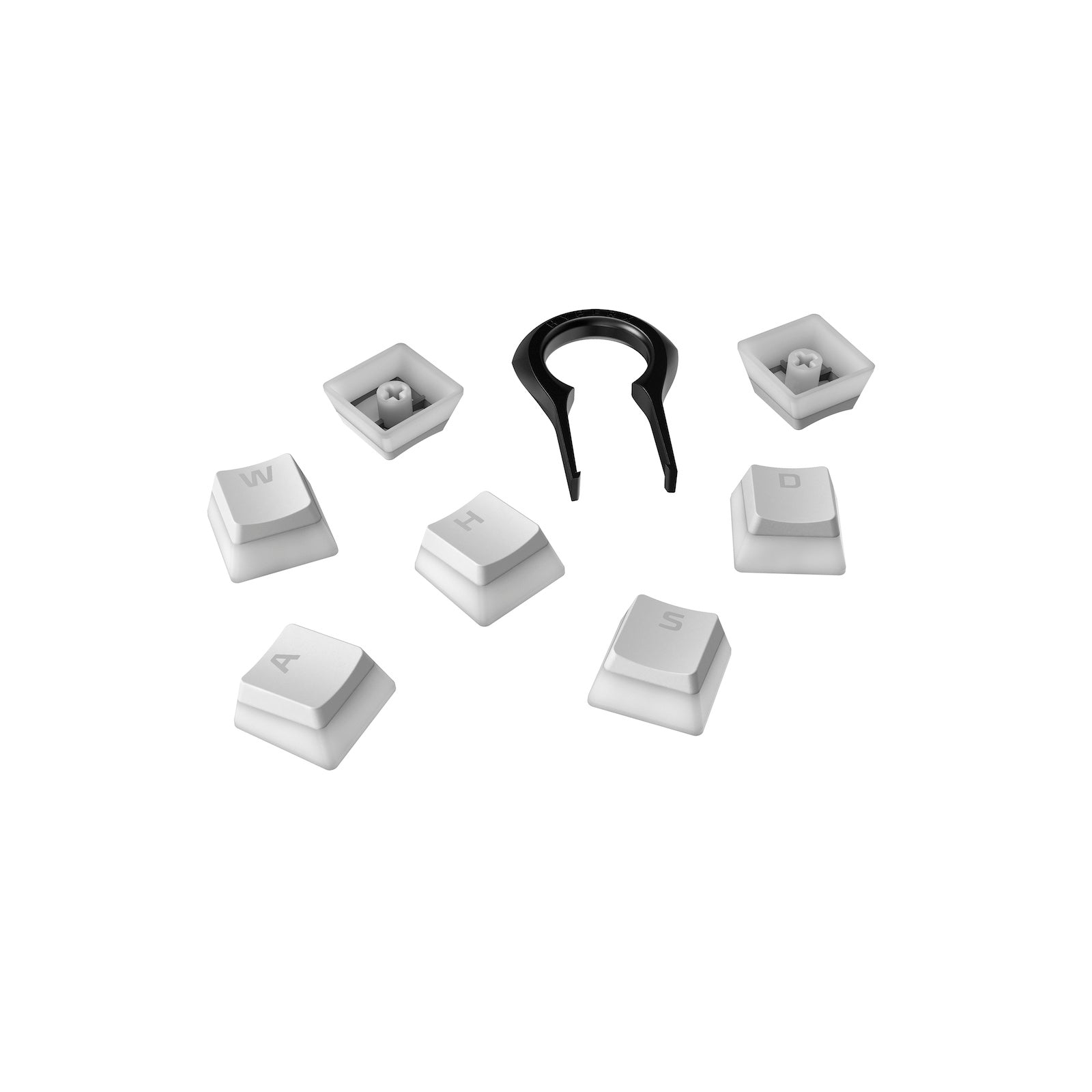 HyperX Pudding Keycaps – voller Tastensatz – PBT – weiß (US-Layout) - 04