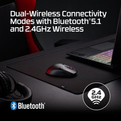 HyperX Pulsefire Fuse – Wireless-Gaming-Maus (schwarz) - 06