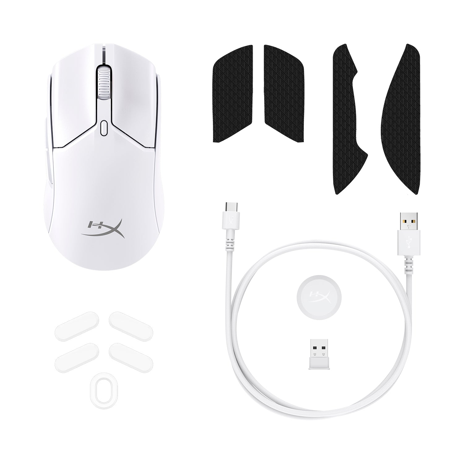 HyperX Pulsefire Haste 2 Mini - Wireless-Gaming-Maus (Weiß) - 08