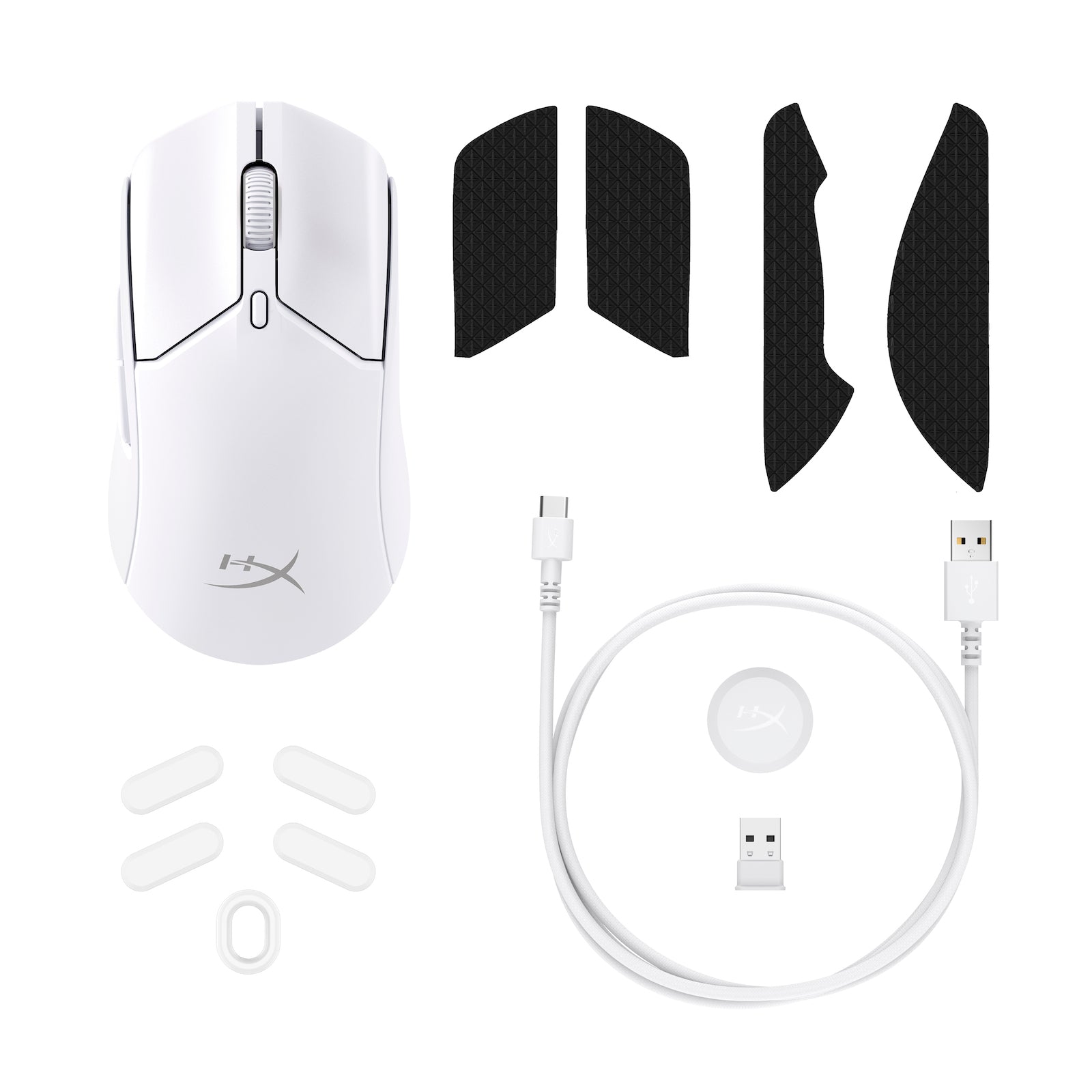 HyperX Pulsefire Haste 2 – Wireless-Gaming-Maus (Weiß) - 08