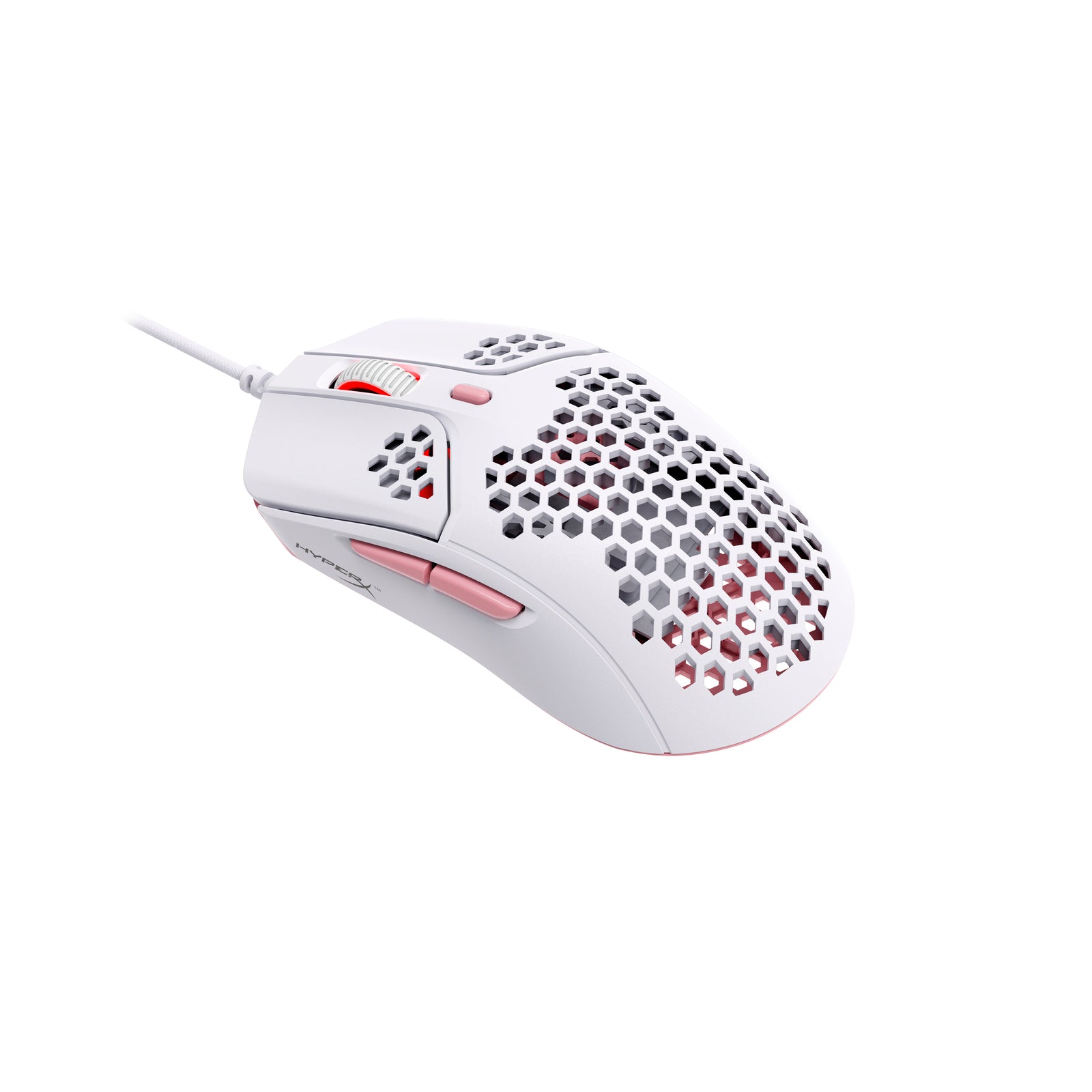 HyperX Pulsefire Haste – Gaming-Maus (Weiß-Pink) - 02