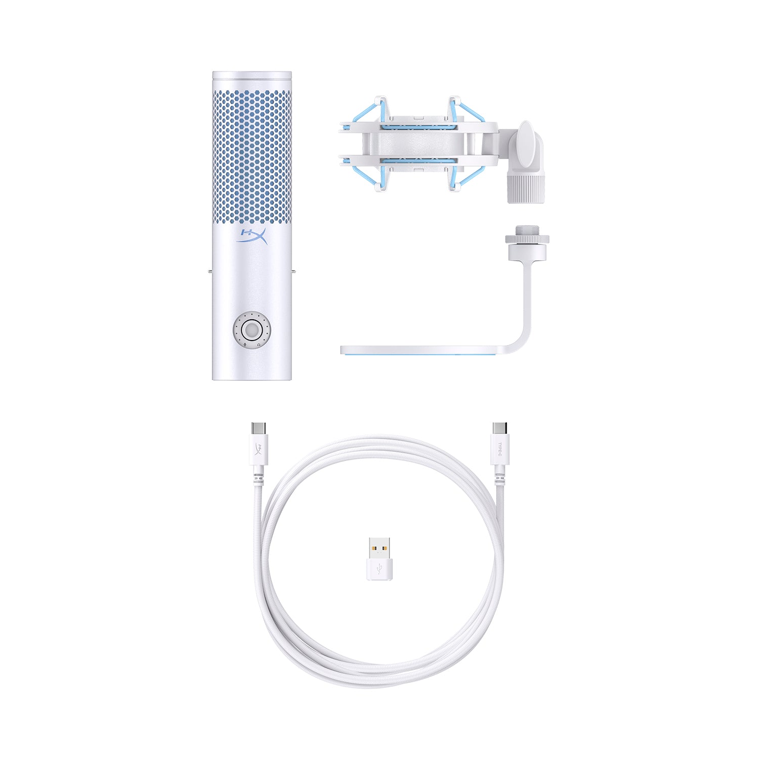 HyperX QuadCast – USB-Mikrofon (Frost) - 10