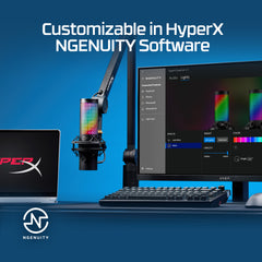 HyperX QuadCast 2 S – USB-Mikrofon (schwarz) - 08