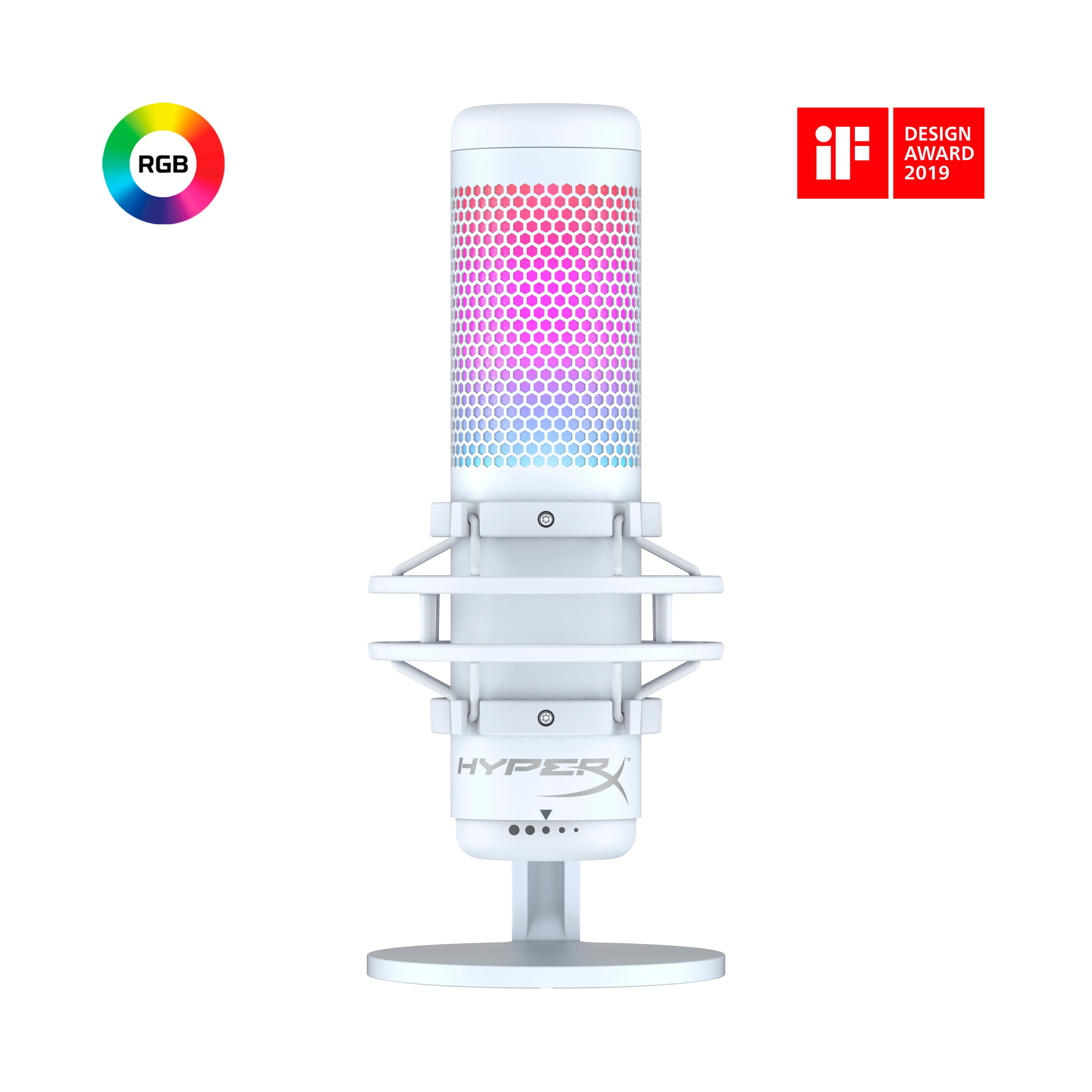 HyperX QuadCast S – USB-Mikrofon – RGB-Beleuchtung