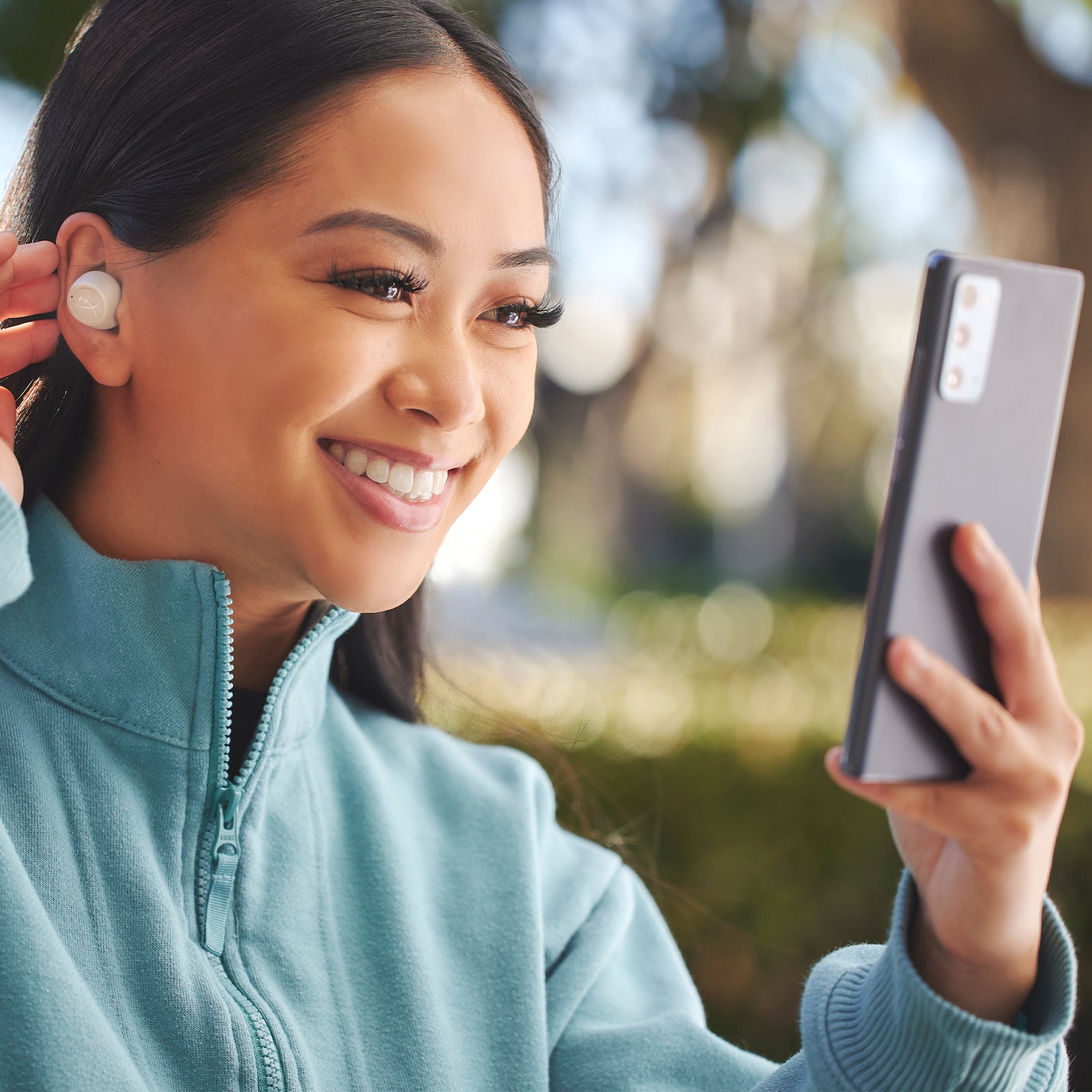 True Wireless-Ohrhörer mit Hybrid-ANC