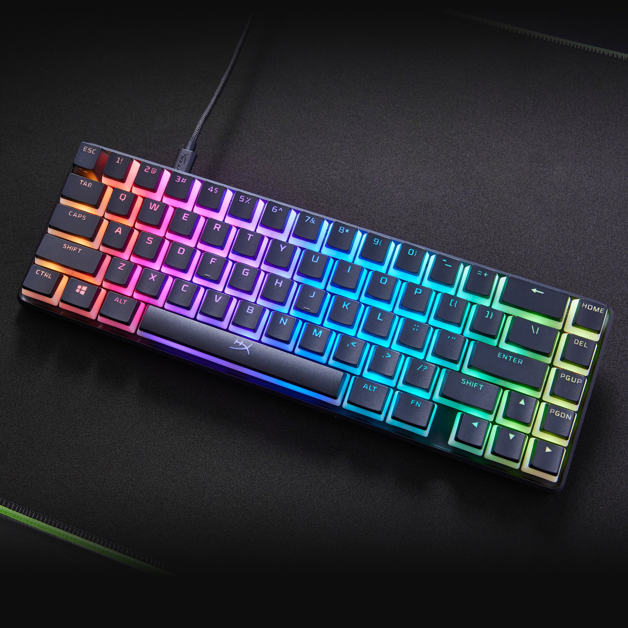 Lichtdurchlässiges Design für bessere RGB-Beleuchtung.