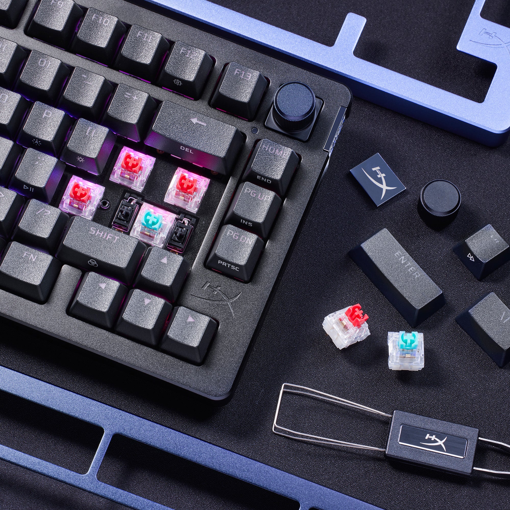 Hot-Swap-fähige Tastatur