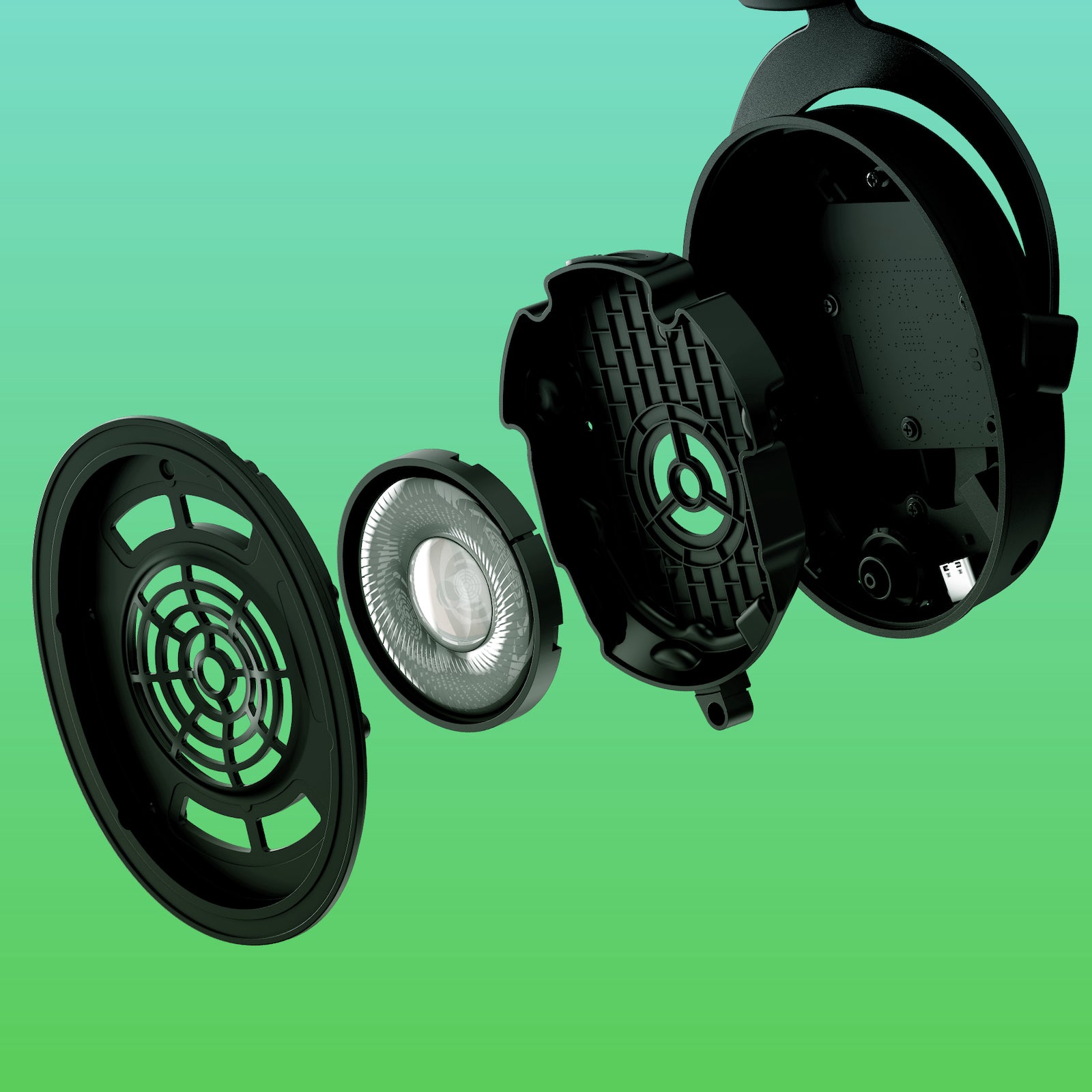 Hochwertige Audioausgabe mit 53-mm-Treibern